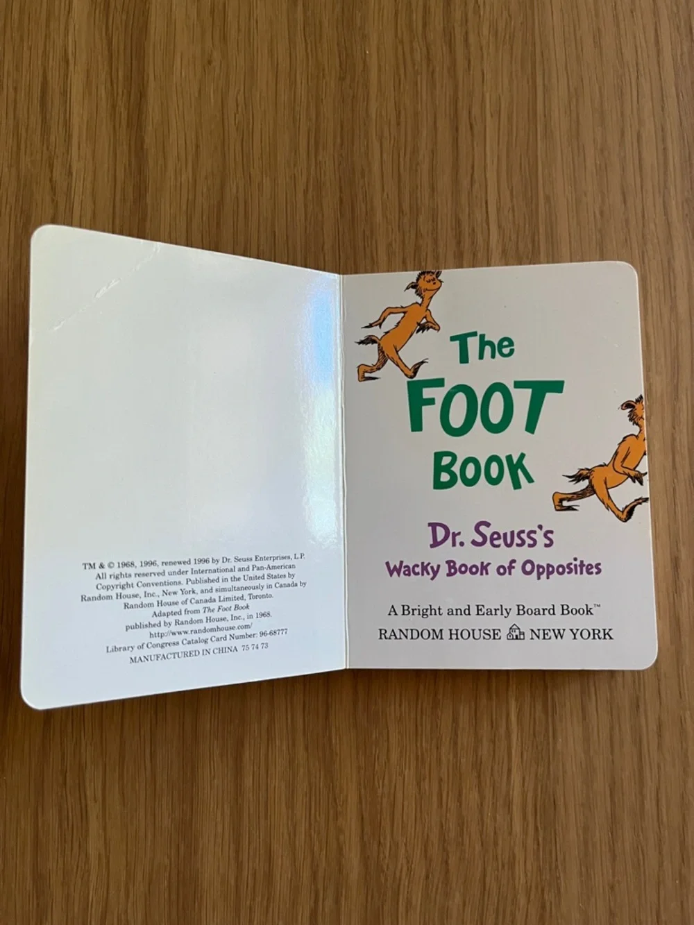 Dr. Seuss’s, Set of 3 bright and early board  books for little kids